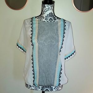 Democracy sz m boho top